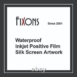 Waterproof Inkjet Screen Printing Positive Film 13x19 500 Sheets