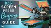 Which Is The Best Screen Printing Press For Beginners Screen Press Buyers Guide King Print